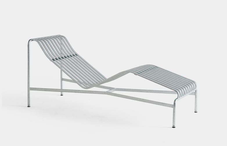 Palissade Chaise Lounge - Hot Galvanised