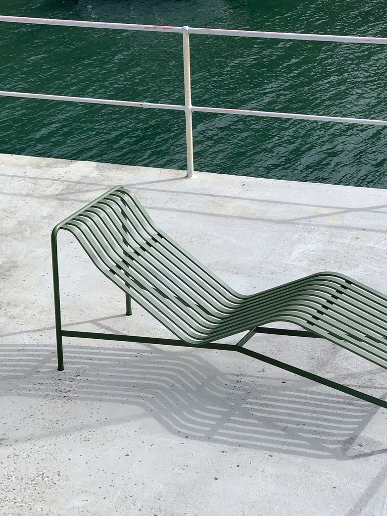 Palissade Chaise Lounge - Olive