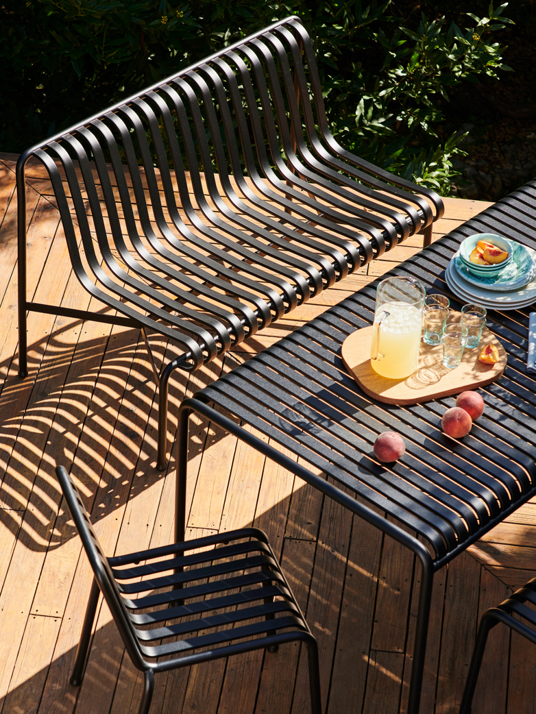Palissade Dining Bench without Armrests - Anthracite