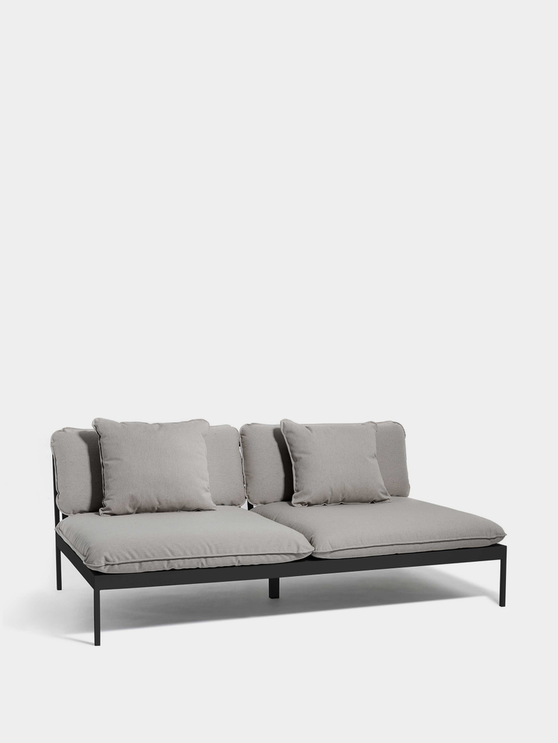Bönan Lounge Sofa - Dark Grey Frame/Light Grey Sling
