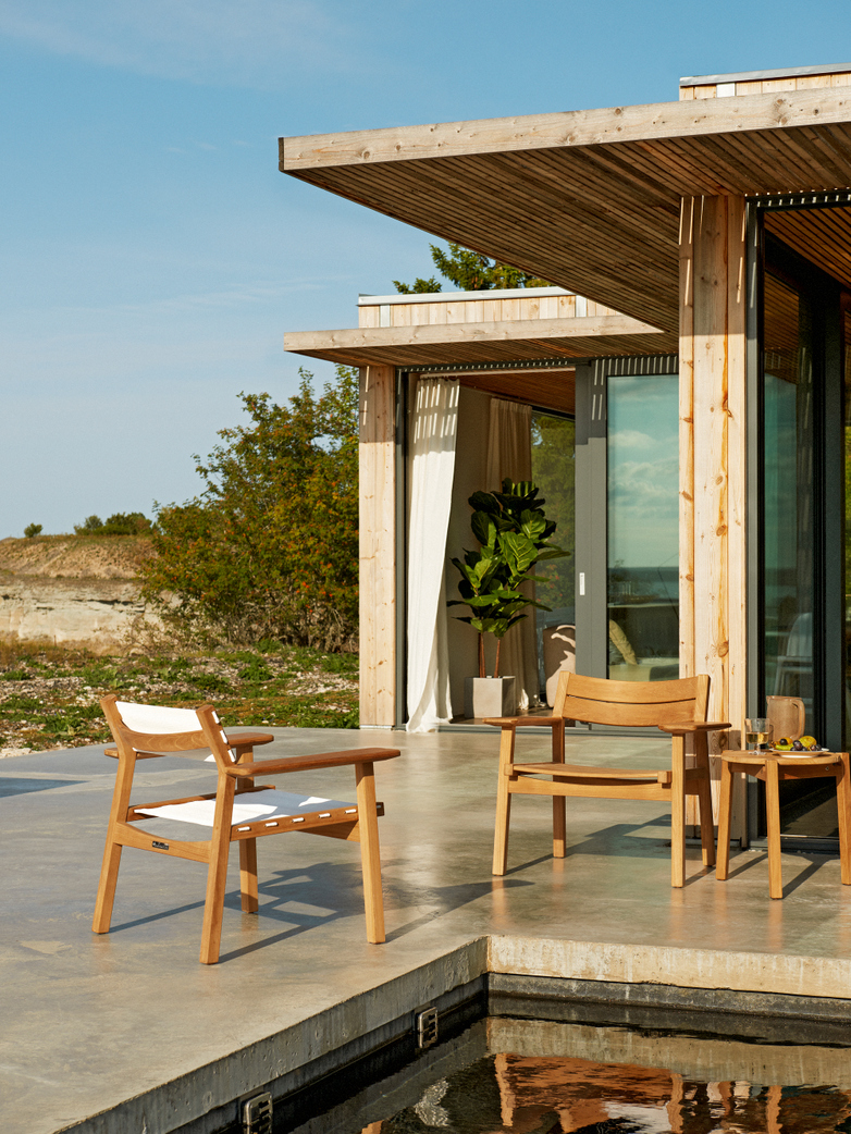 Djurö Lounge Armchair - Teak