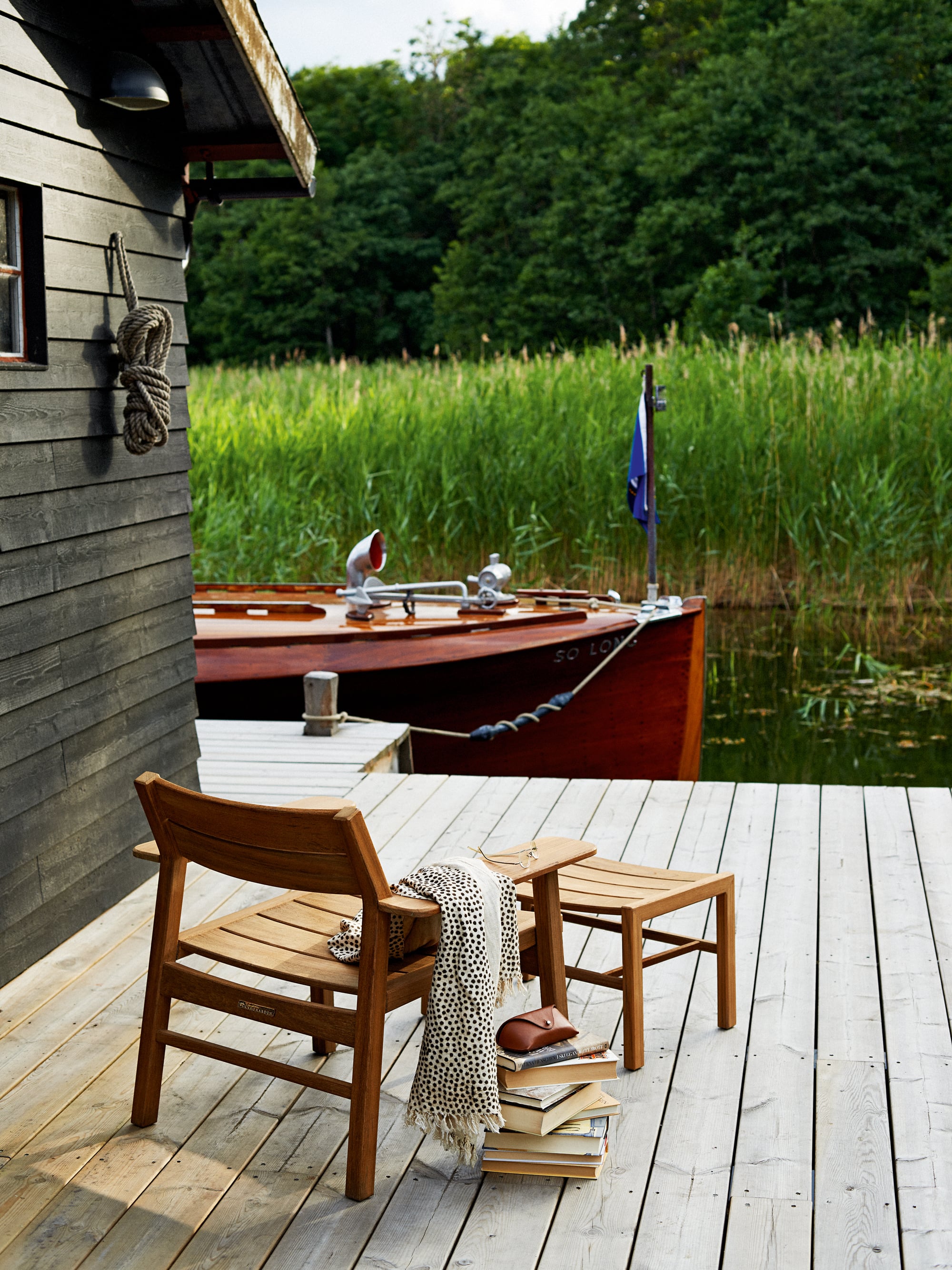 36756 C249a41f2a Djuro Lounge Armchair Teak Footstool  Teak Photo Johan Carlson Portrait