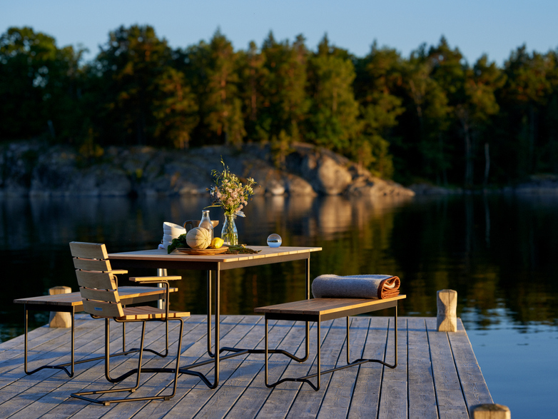 Grinda Table Teak Square - 85 cm
