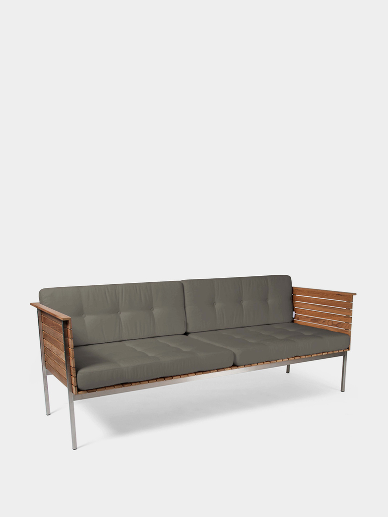 Häringe Lounge Sofa - Steel Frame/Nature Grey