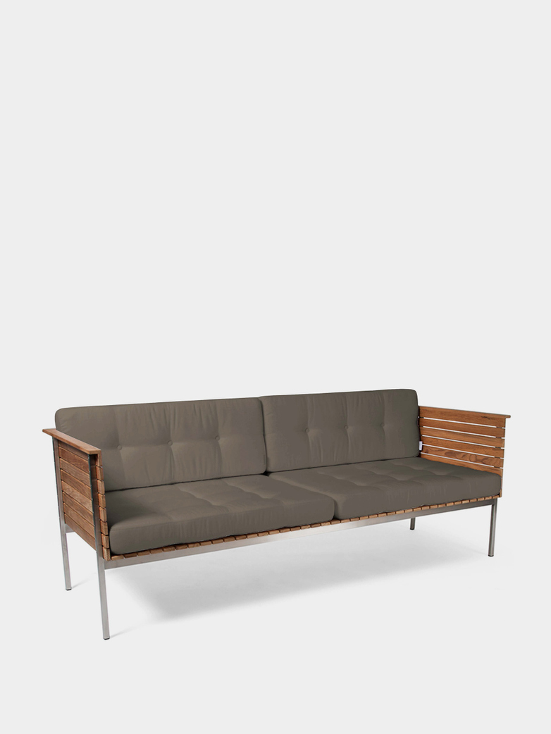 Häringe Lounge Sofa - Steel Frame/Heather Chine
