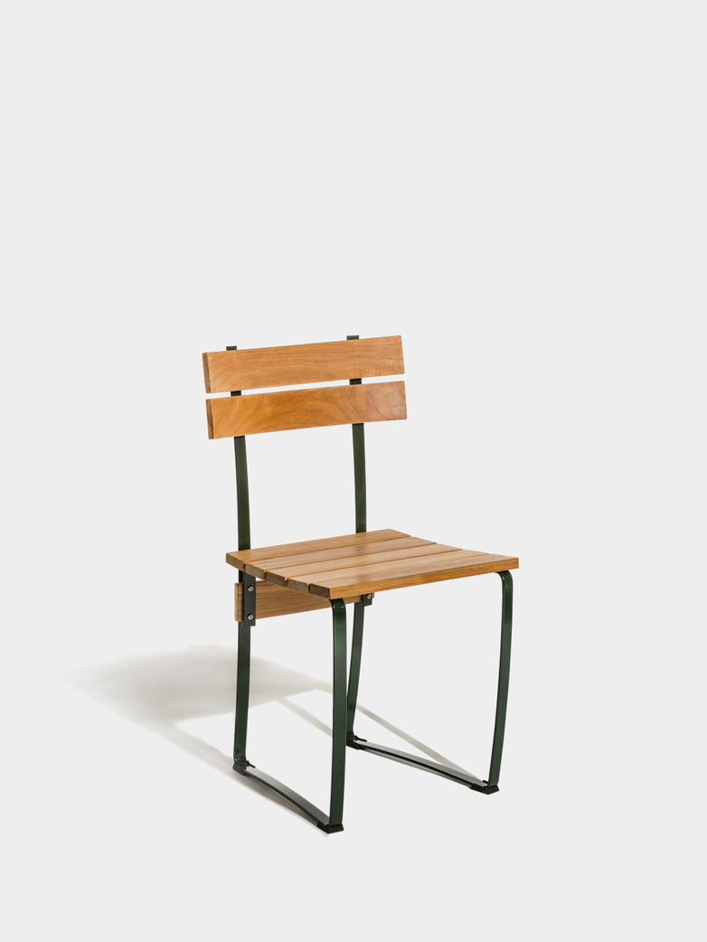 Kerteminde Chair - Teak/Green