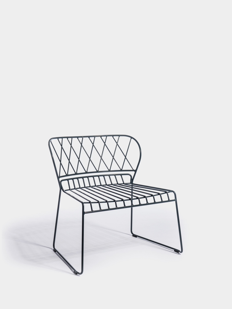 Resö Lounge Chair - Charcoal Grey