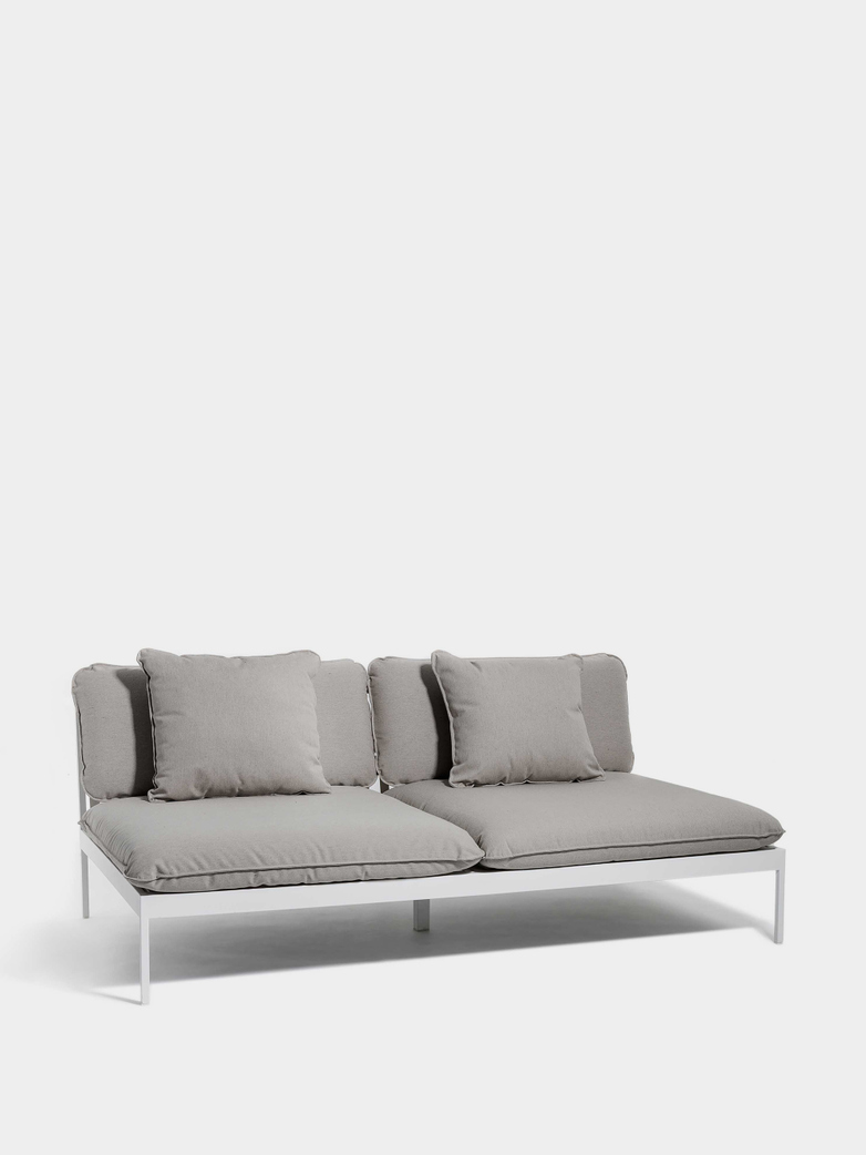 Bönan Lounge Sofa - Dark Grey Frame/Light Grey Sling
