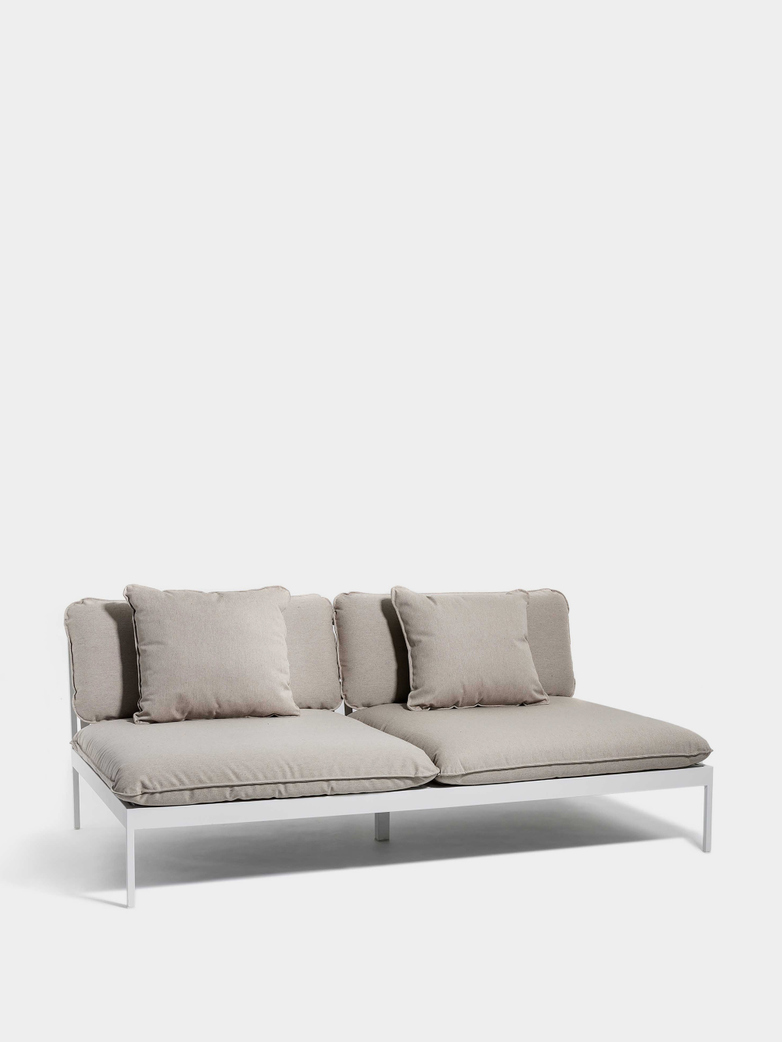 Bönan Lounge Sofa - Dark Grey Frame/Light Grey Sling