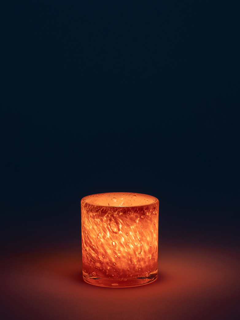 Belle Candle Holder – Salmon – Small