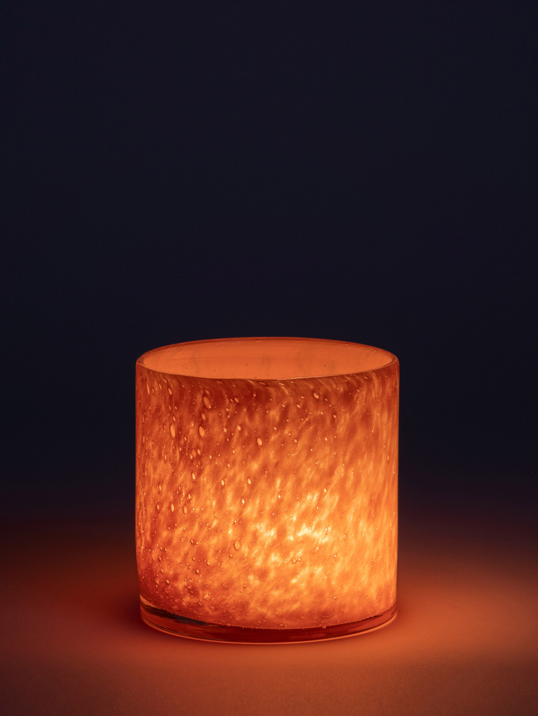 Belle Candle Holder – Salmon – Large