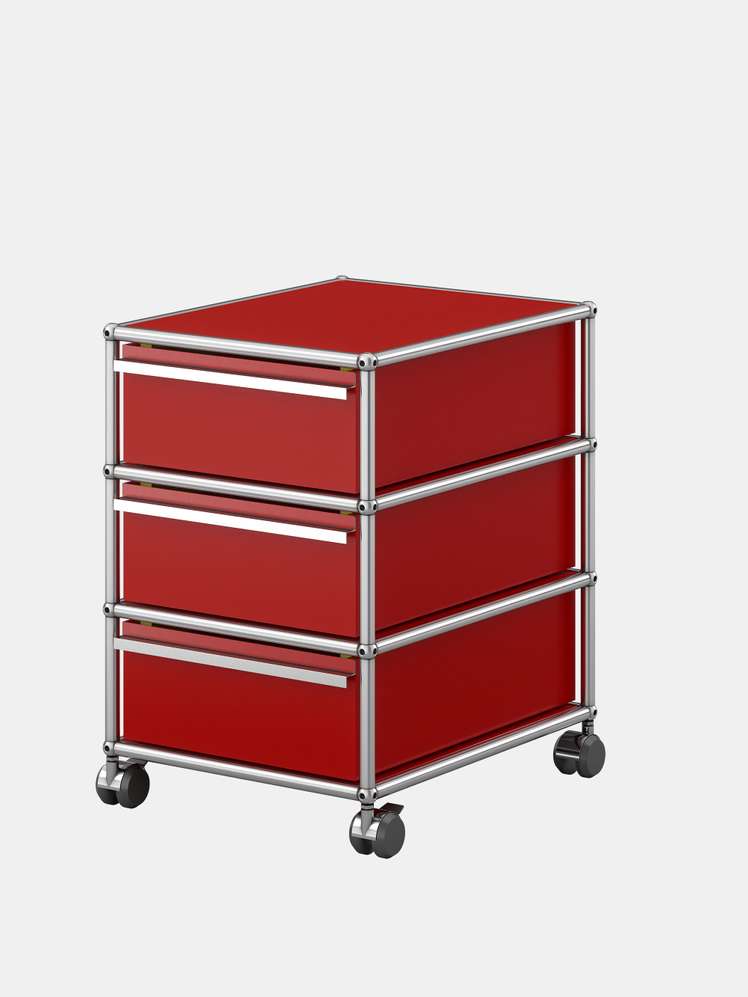 USM Haller ハラ－ D500 メタルボックス 色：ルビーレッド（１） USM — Haller 100 - Ruby Red — Shop All | Artilleriet