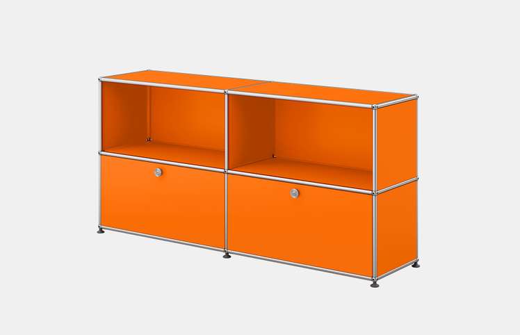 USM Haller ハラ－システム メタルボックス 色：ピュアオレンジ 144_3_essential_design_august_