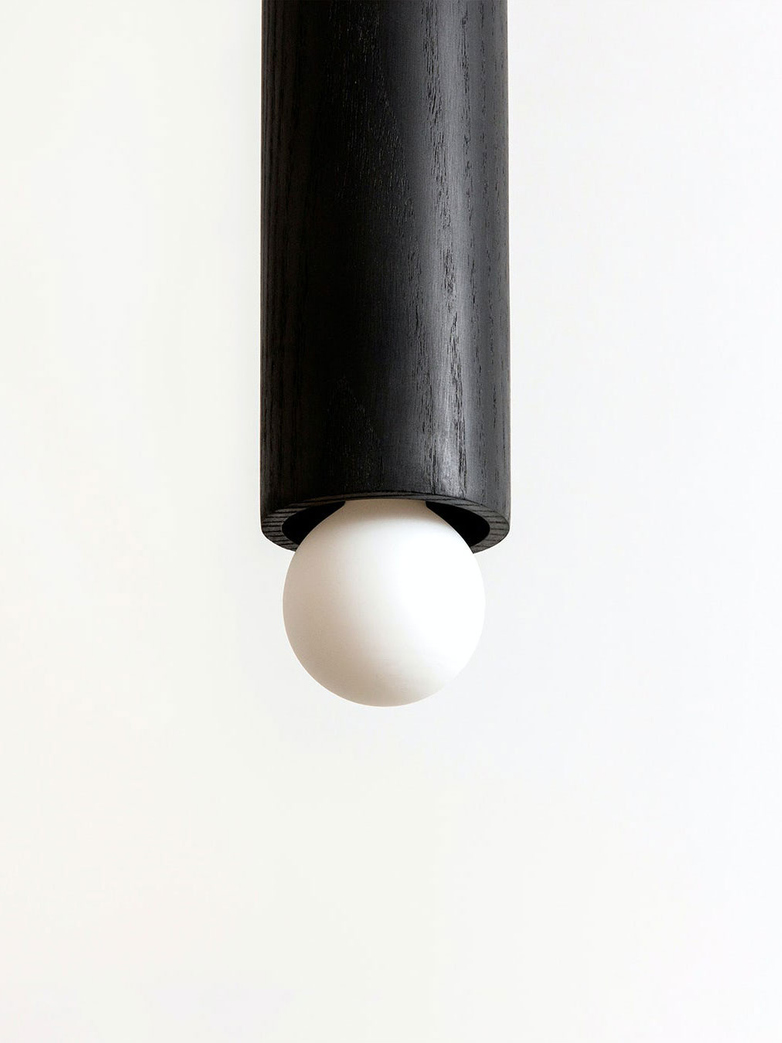 Lodge Cord Pendant - Large - Oxidized Oak