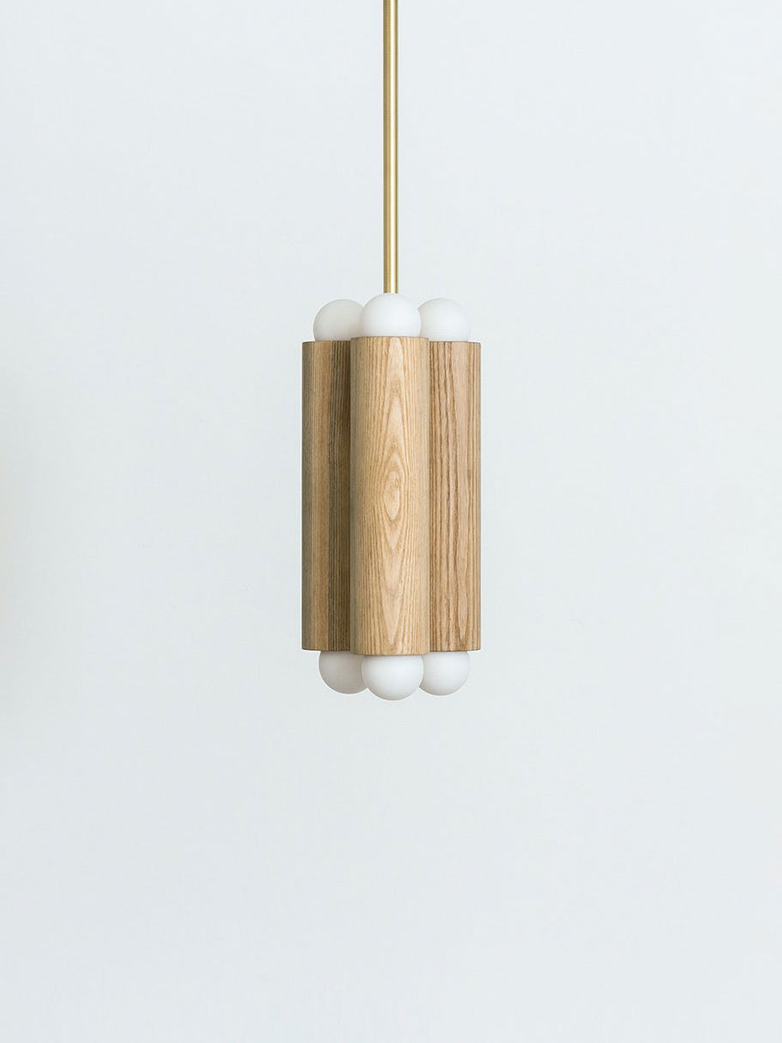 Column Pendant - Small - Oak