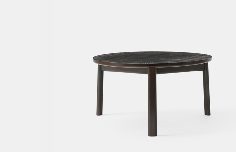 Passage Lounge Table - Dark Lacquered Oak