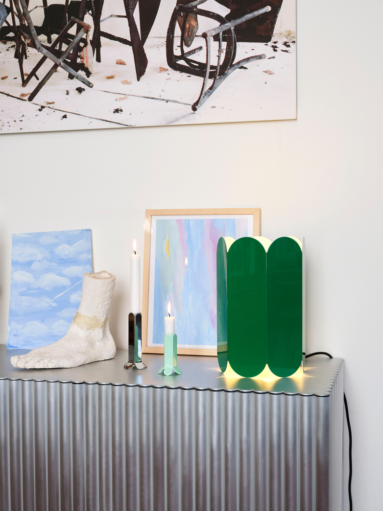 Arcs Candle Holder Mirror - Large