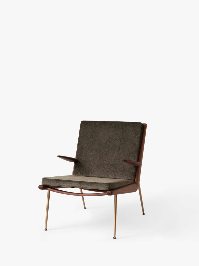 Boomerang HM2 Lounge Chair - Walnut - Duke 004