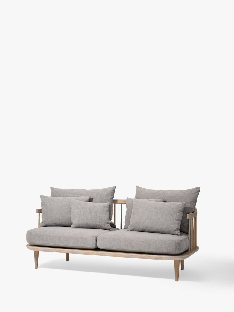 Fly Sofa SC2 - White Oiled Oak – Light Grey
