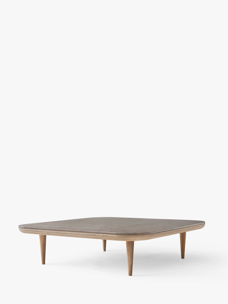 Fly SC11 Lounge Table - White Oiled Oak/Azul Vaverde Marble