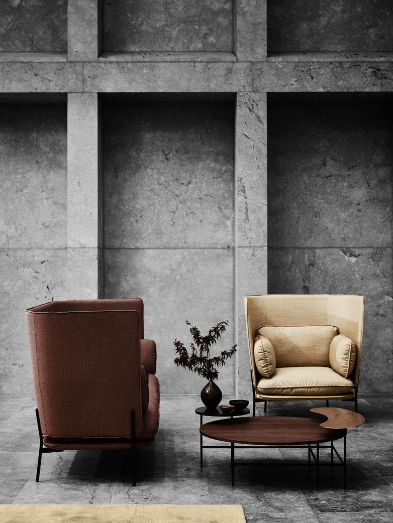 Palette JH25 Lounge Table - Walnut Veneer