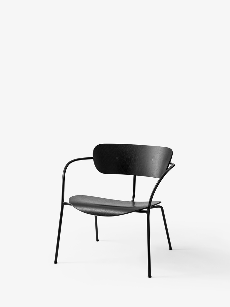 Pavilion AV5 Lounge Chair – Black Lacquered Oak