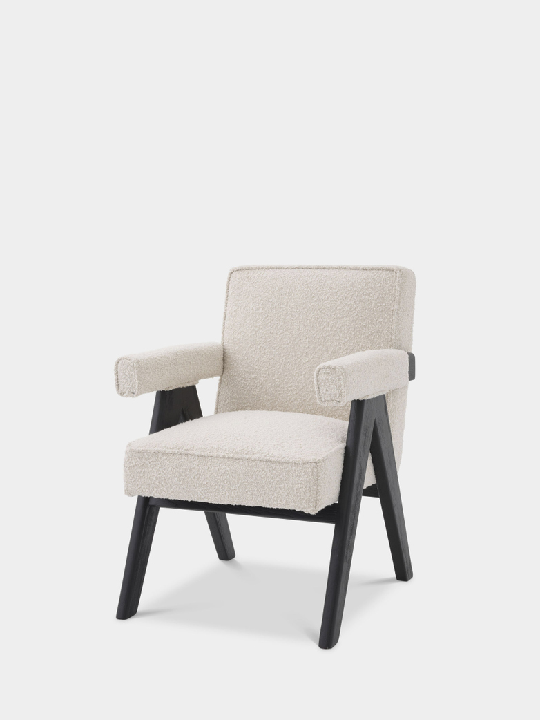 Puglia Dining Chair - Bouclé Cream