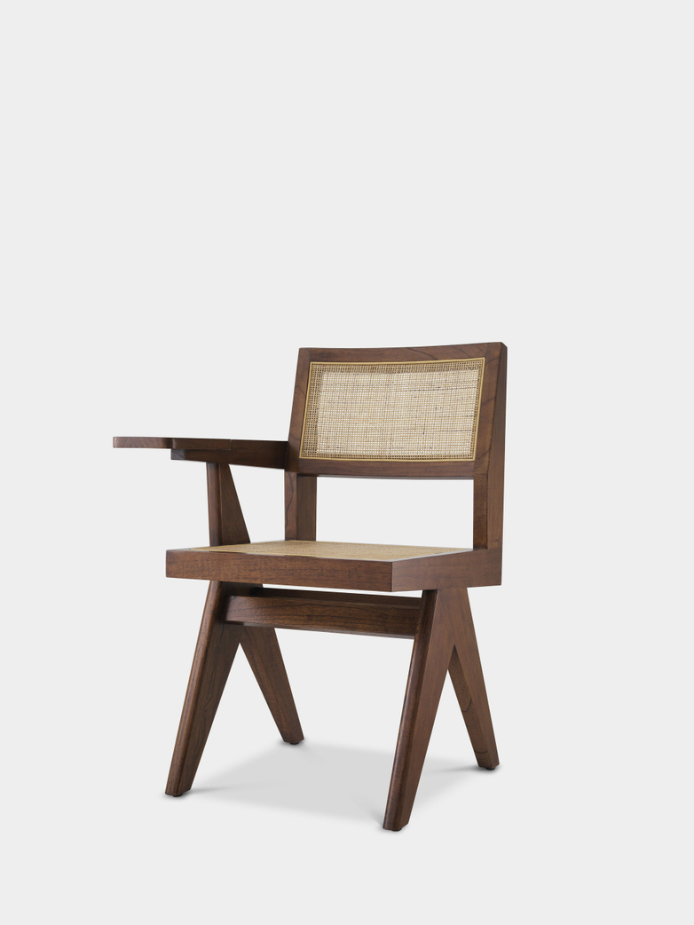 Sander Chair with desk - Brown