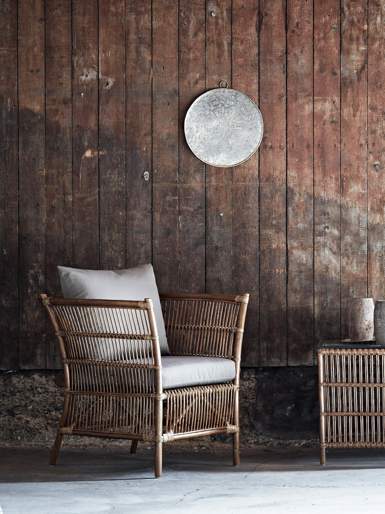 Donatello Lounge Chair - Antique Brown