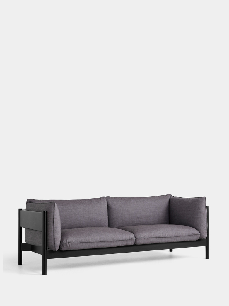 Arbour 3 Seater - Black Beech - Remix 266
