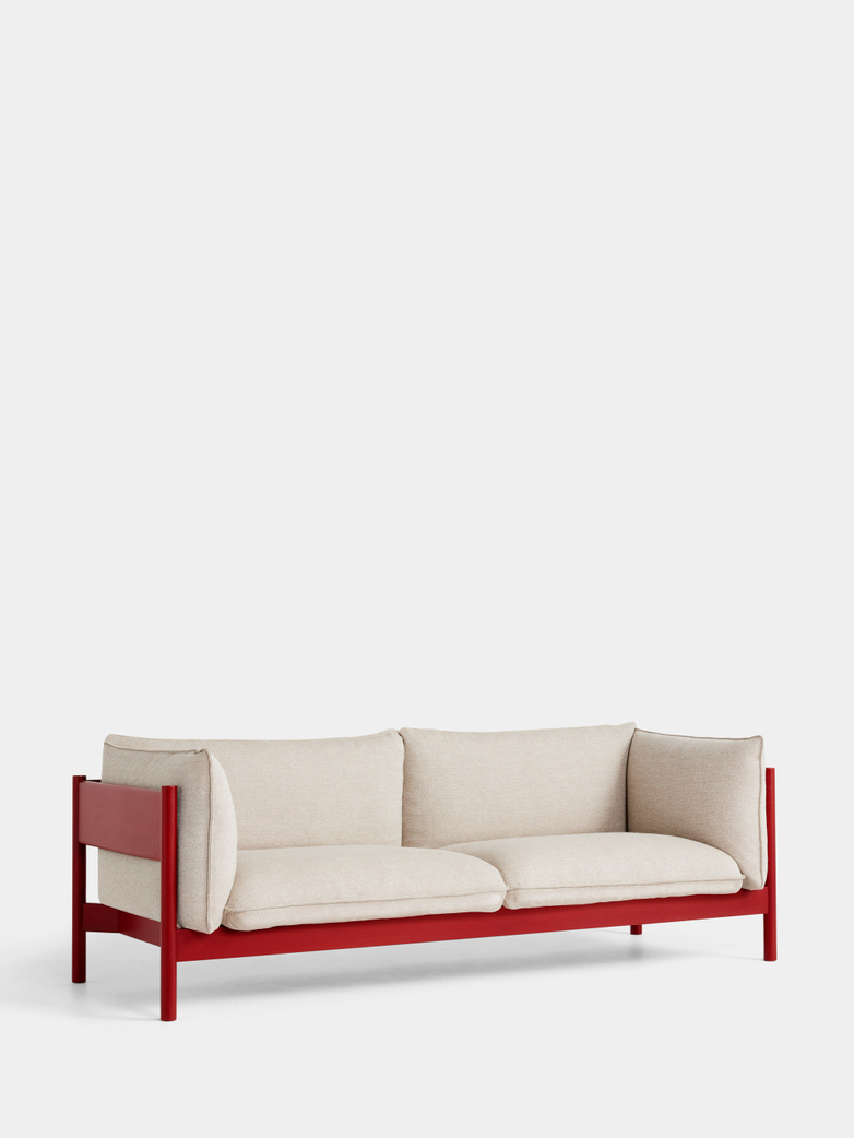 Arbour 3 Seater - Wine Red Beech - Hallingdal 220