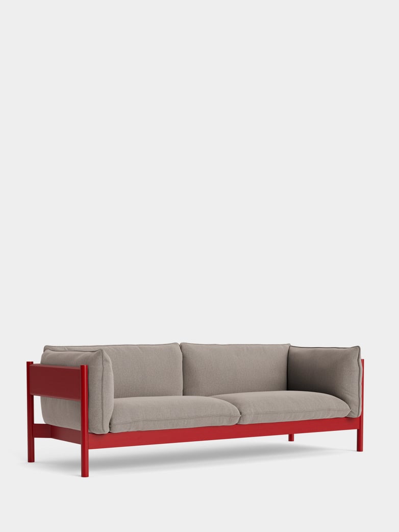 Arbour 3 Seater - Wine Red Beech - Re-Wool 628