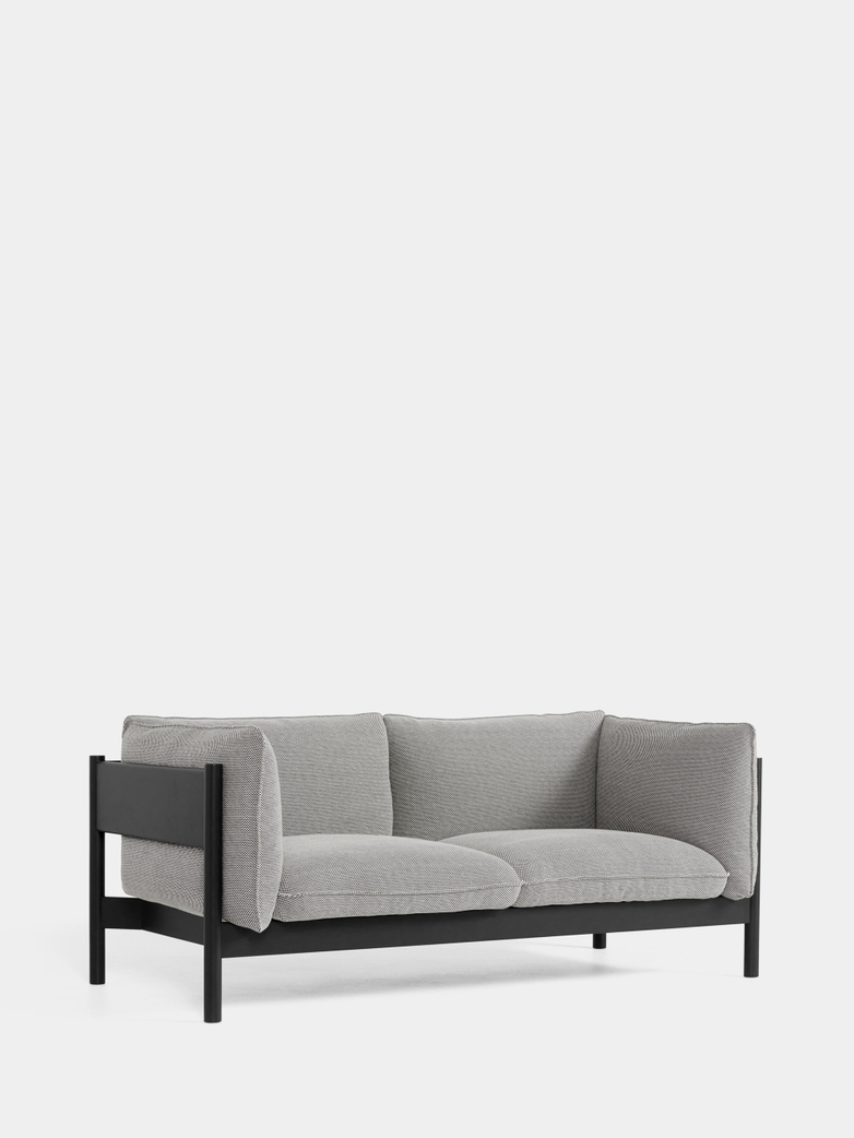 Arbour 2 Seater - Black Beech - DOT 168 Bianco Nero