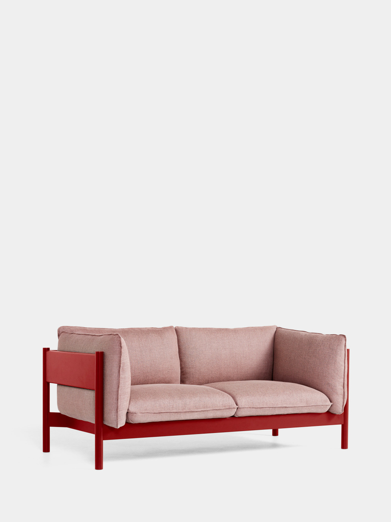 Arbour 2 Seater - Wine Red Beech - Re-Wool 648