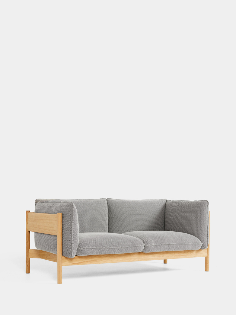 Arbour 2 Seater - Oiled Oak - DOT 168 Bianco Nero