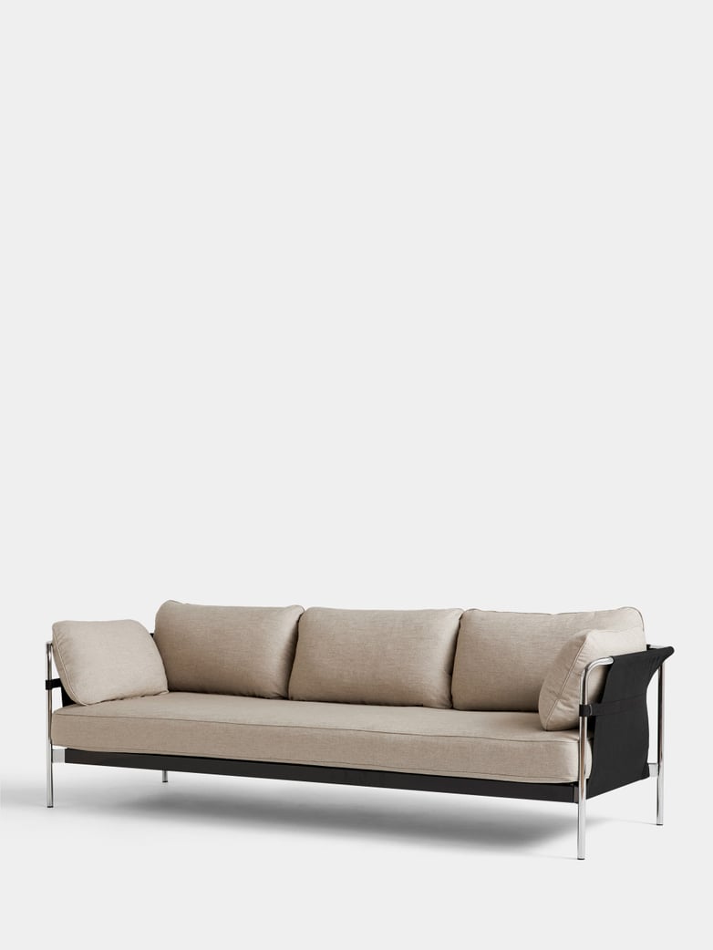 CAN 3-Seater - Chrome Frame/Black Canvas - Ruskin 05