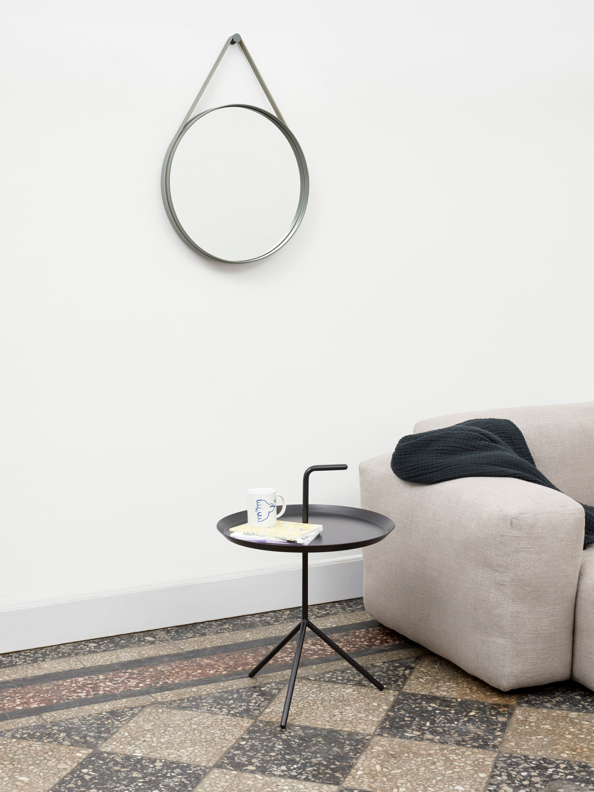 38298 5efe74dc39 Strap Mirror Grey Dlm Side Table Black Portrait