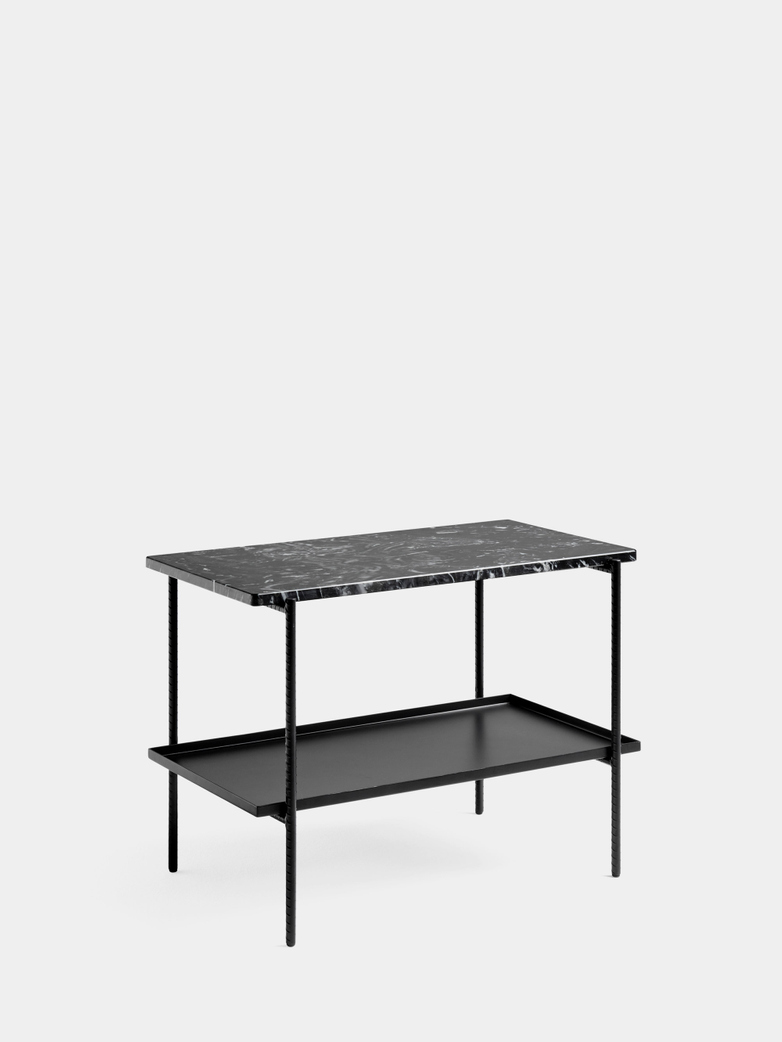 Rebar Rectangular Side Table - Black