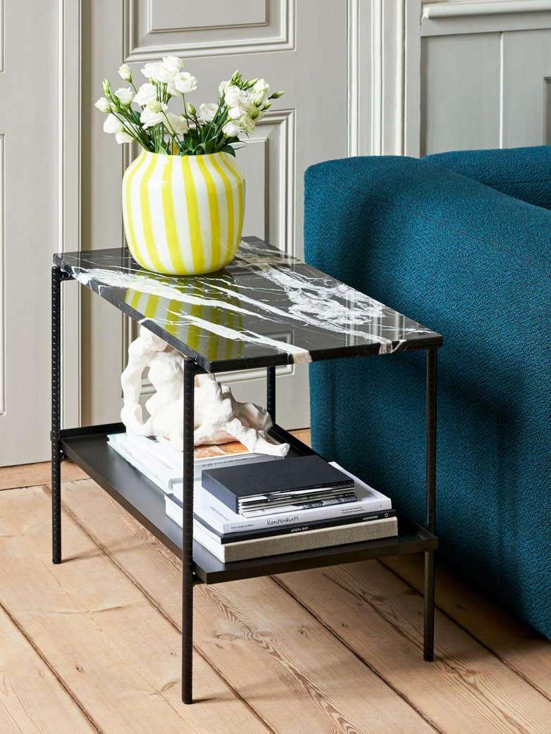 Rebar Rectangular Side Table - Black