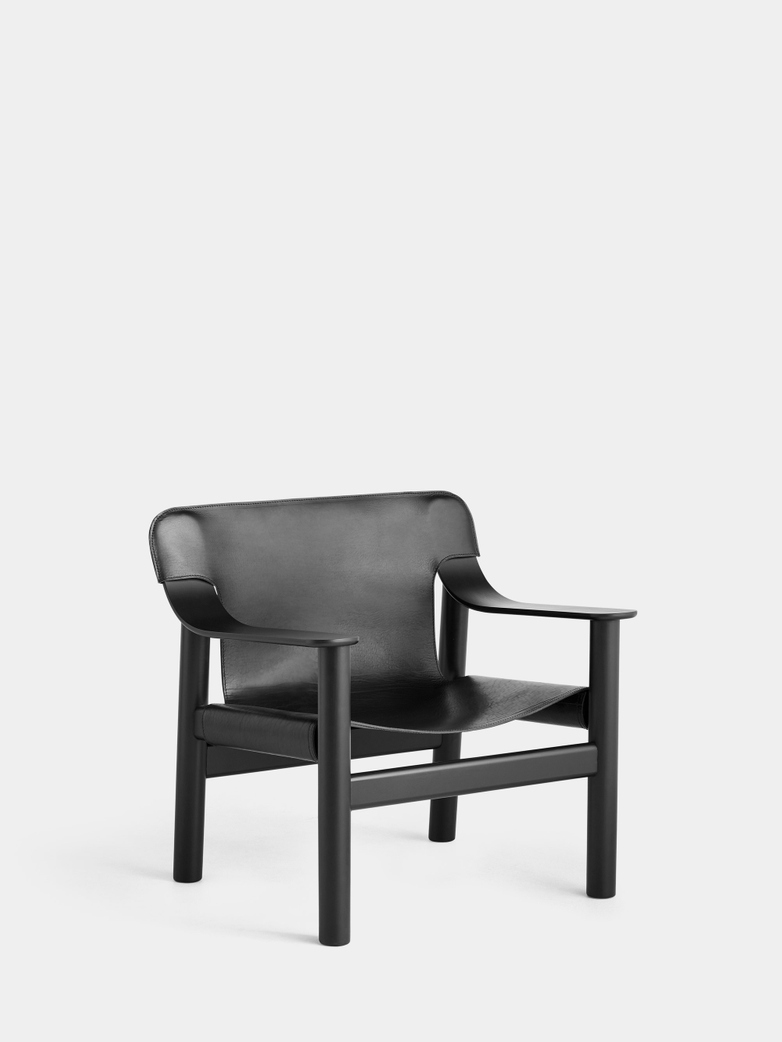 Bernard - Black Oak/Black Leather