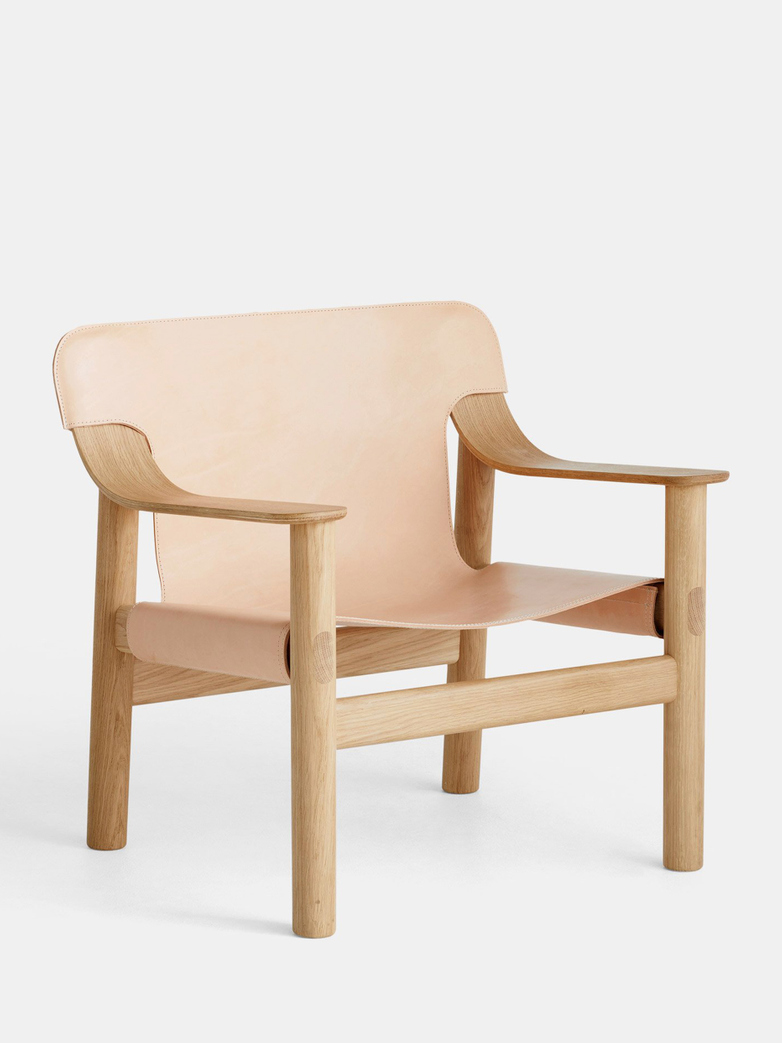 Bernard - Lacquered Oak/Nature Leather