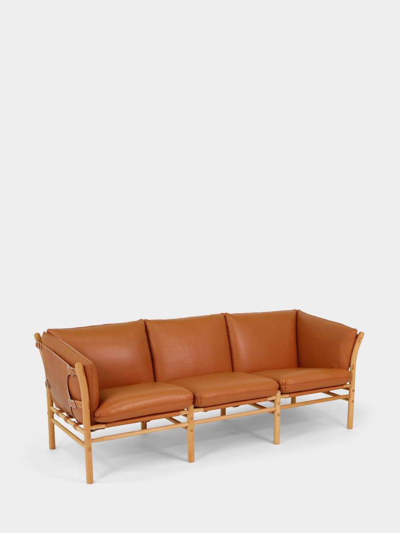 Ilona Sofa 220 cm - Whiskey Leather