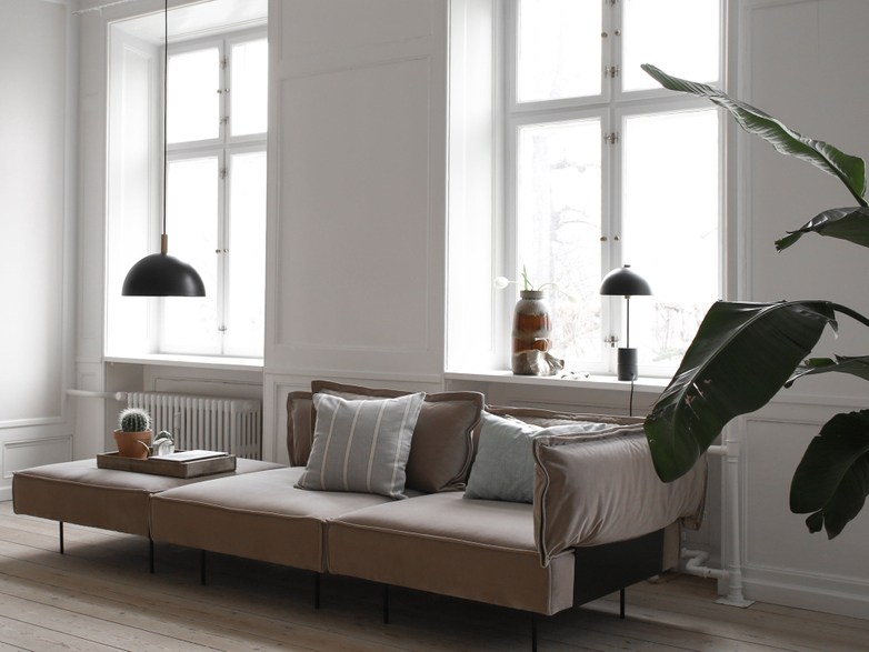 Modular Sofa 2-Seater - Velvet Sand