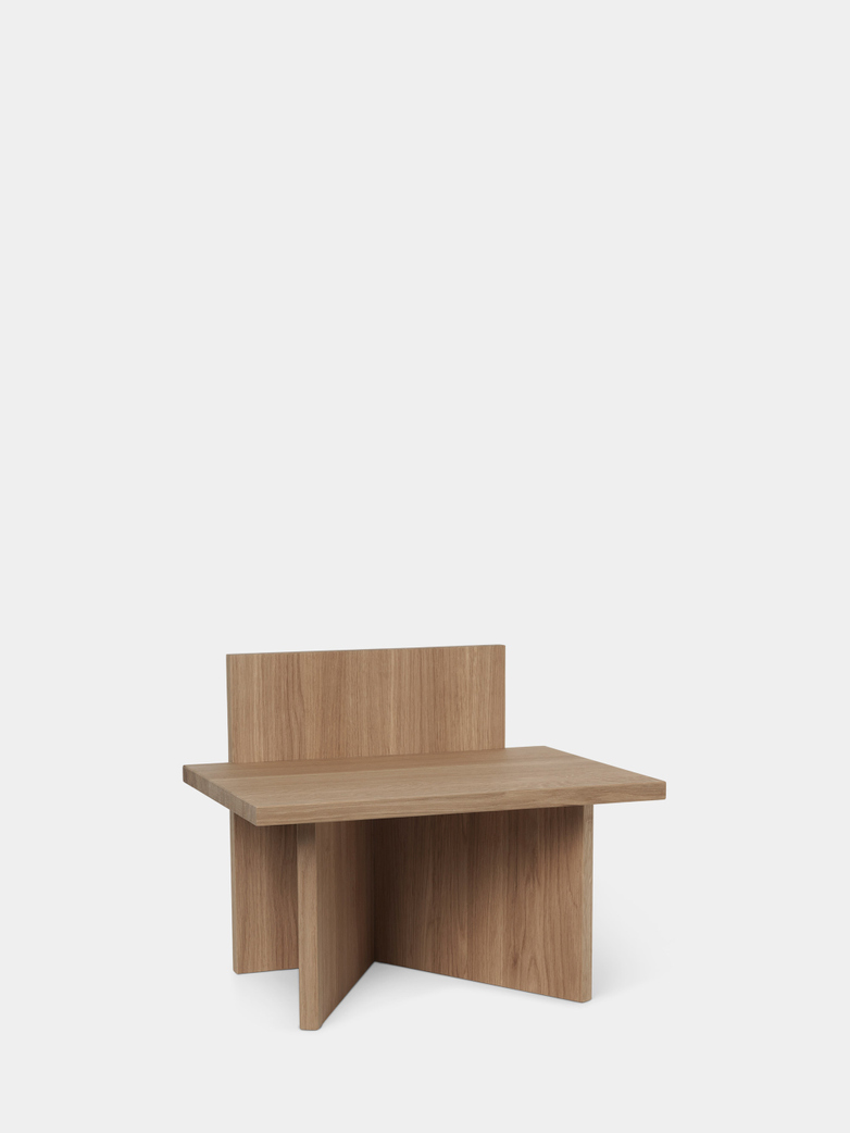 Oblique Stool - Oak