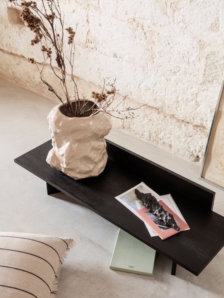 Oblique Bench - Black Stained Ash
