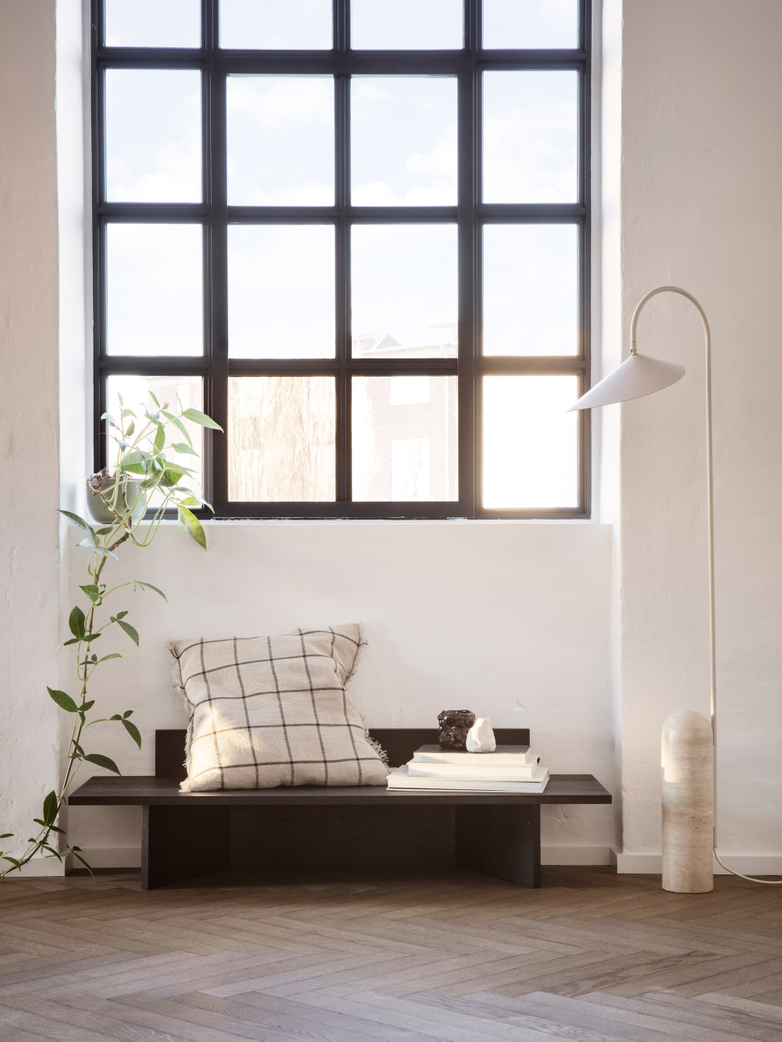Oblique Bench - Black Stained Ash