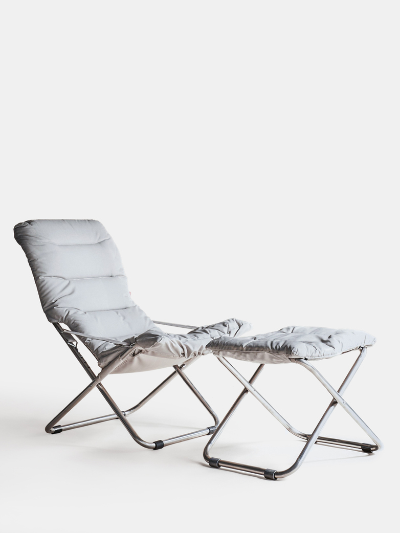 Fiesta Soft Chair & Footstool Beige