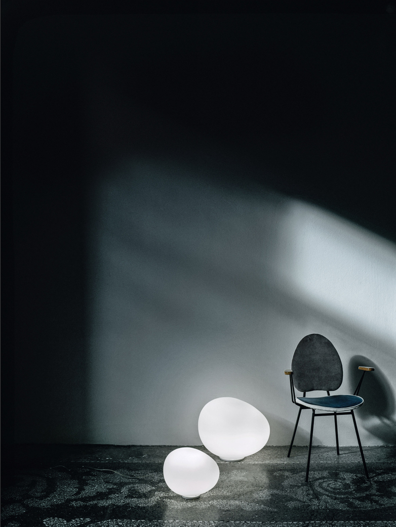 Gregg Grande Table Lamp with Dimmer - White