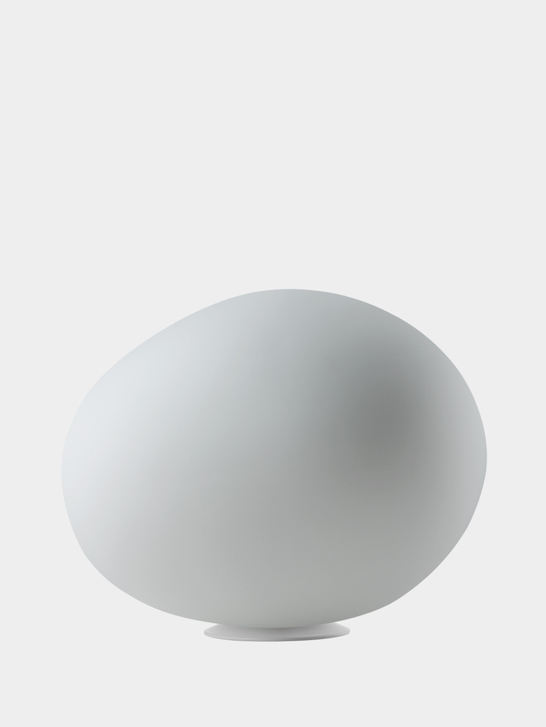 Gregg Grande Table Lamp with Dimmer - White