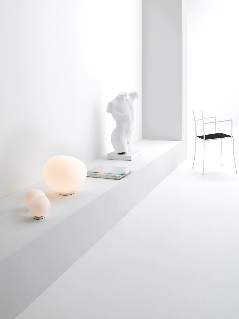 Gregg Grande Table Lamp with Dimmer - White